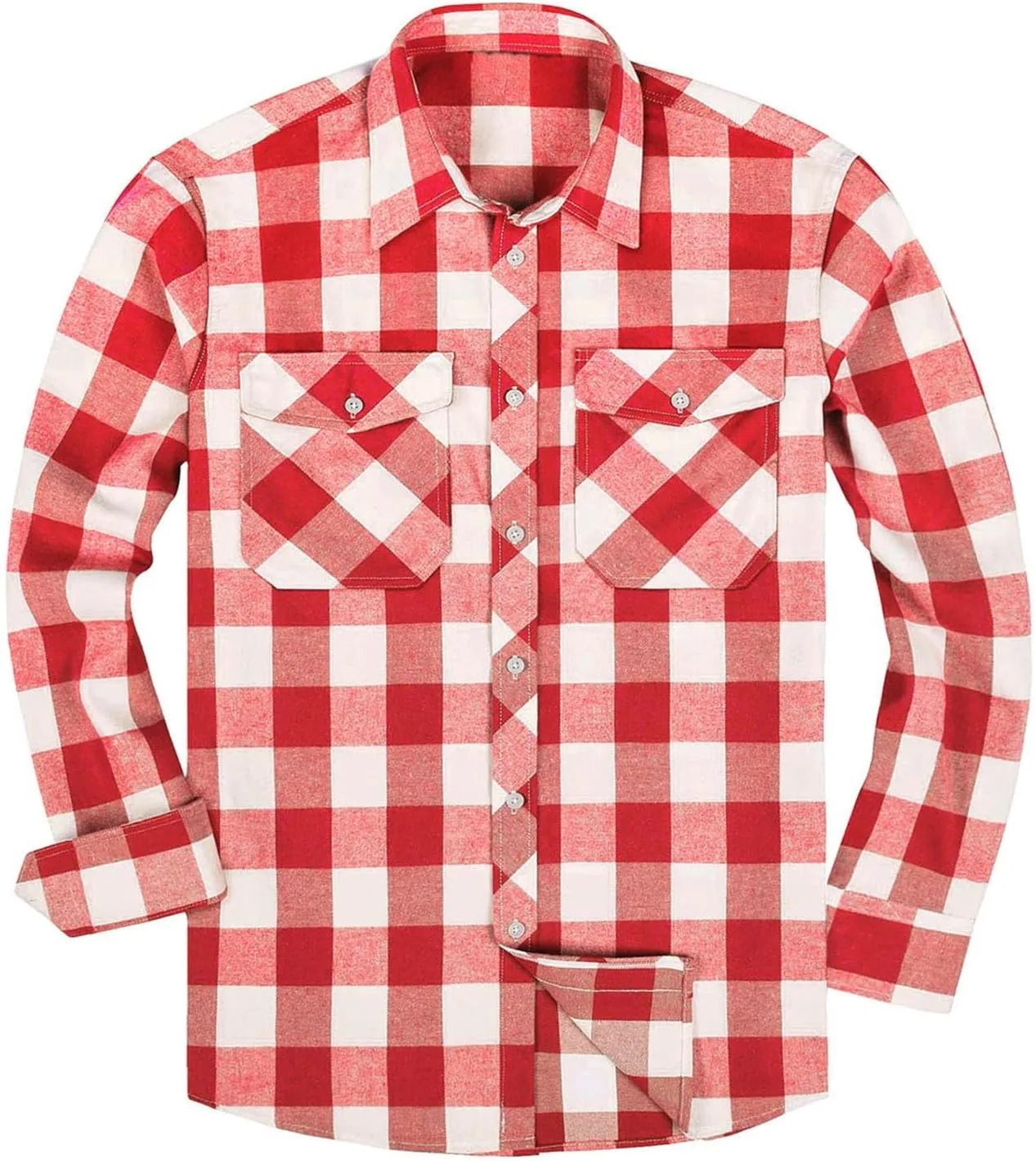 Мужская рубашка на пуговицах Regular Fit с длинным рукавом в клетку
Мужская рубашка на пуговицах Regular Fit с длинным рукавом в клетку