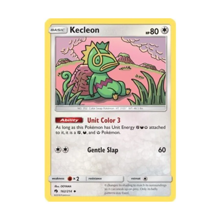 CCG Кеклеон (162) (U) #162, Pokemon - SM - Lost Thunder - Singles
CCG Кеклеон (162) (U) #162, Pokemon - SM - Lost Thunder - Singles