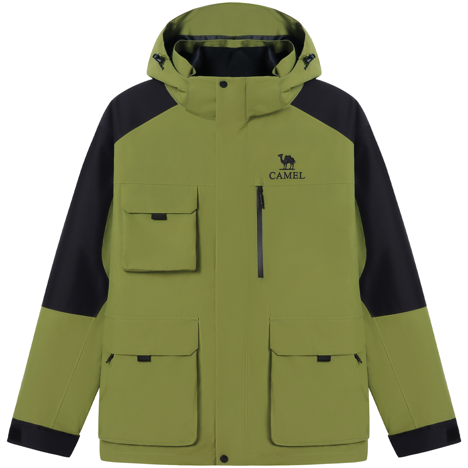 CAMEL Ветровка для любой погоды Unisex, Bamboo Green/Phantom Black
CAMEL Ветровка для любой погоды Unisex, Bamboo Green/Phantom Black