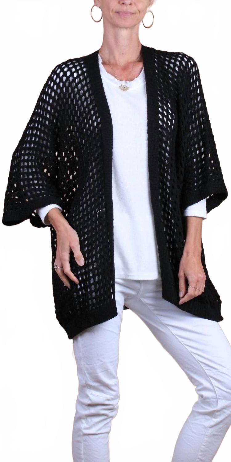 Ромола Вязаный кардиган в черном цвете GIGI MODA
Ромола Вязаный кардиган в черном цвете GIGI MODA