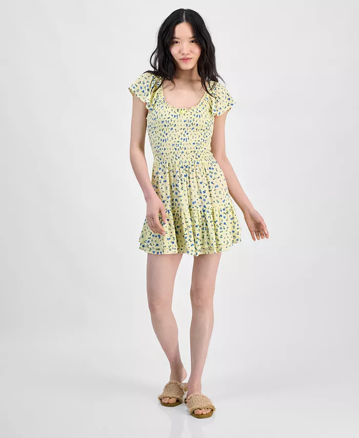 Комбинезон для юниоров с рукавами-крылышками, сборками и оборками по низу Self Esteem, желтый
Комбинезон для юниоров с рукавами-крылышками, сборками и оборками по низу Self Esteem, желтый