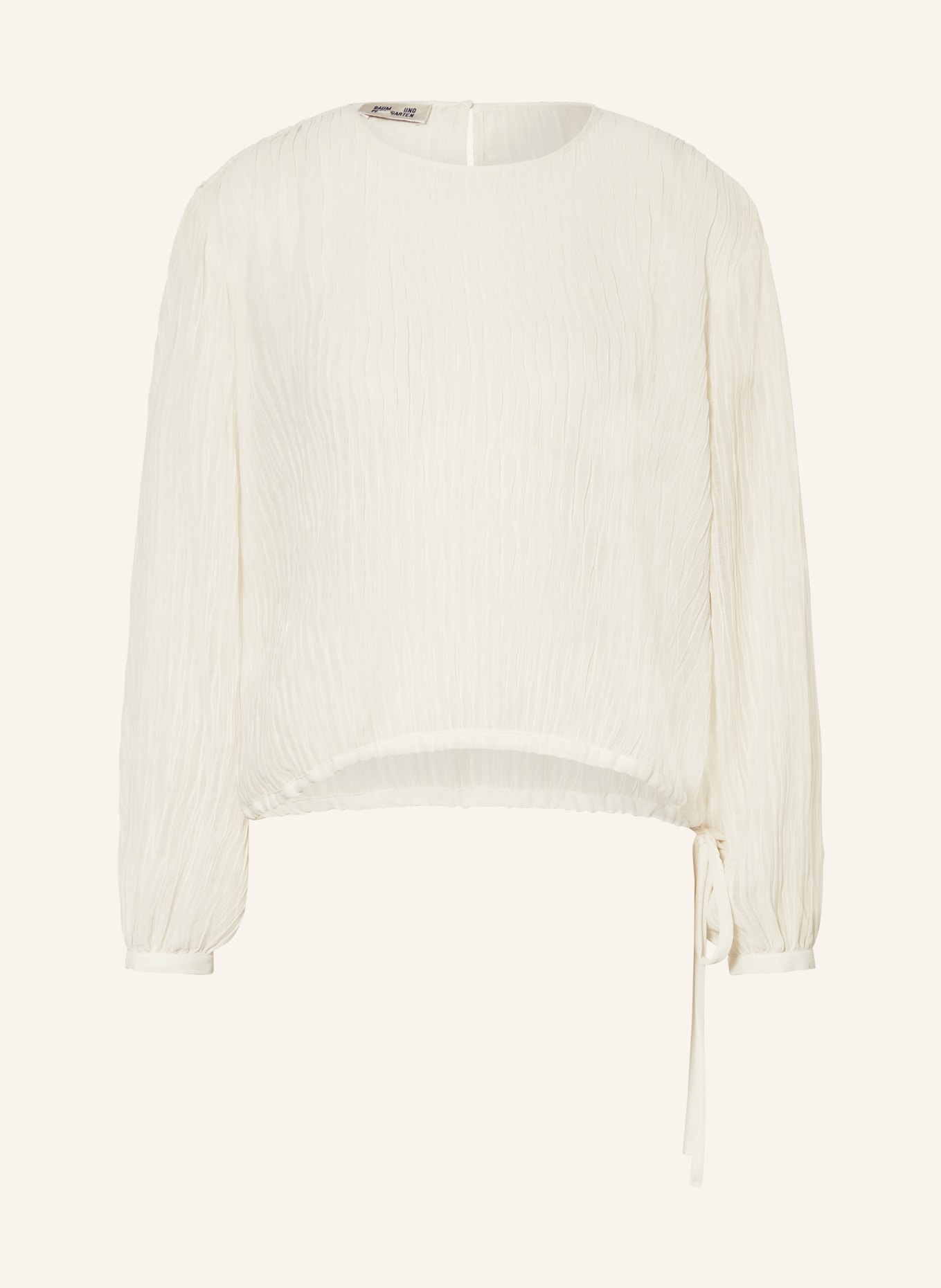 Миля плиссированная блузка-рубашка Baum Und Pferdgarten, экрю
Миля плиссированная блузка-рубашка Baum Und Pferdgarten, экрю