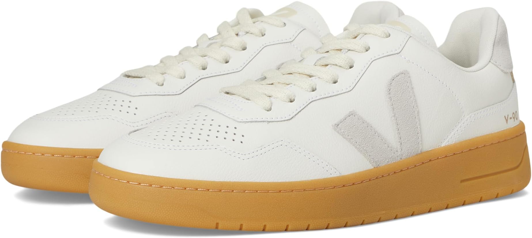 Кроссовки VEJA Men's V-90, Extra White Light Grey Natural
Кроссовки VEJA Men's V-90, Extra White Light Grey Natural