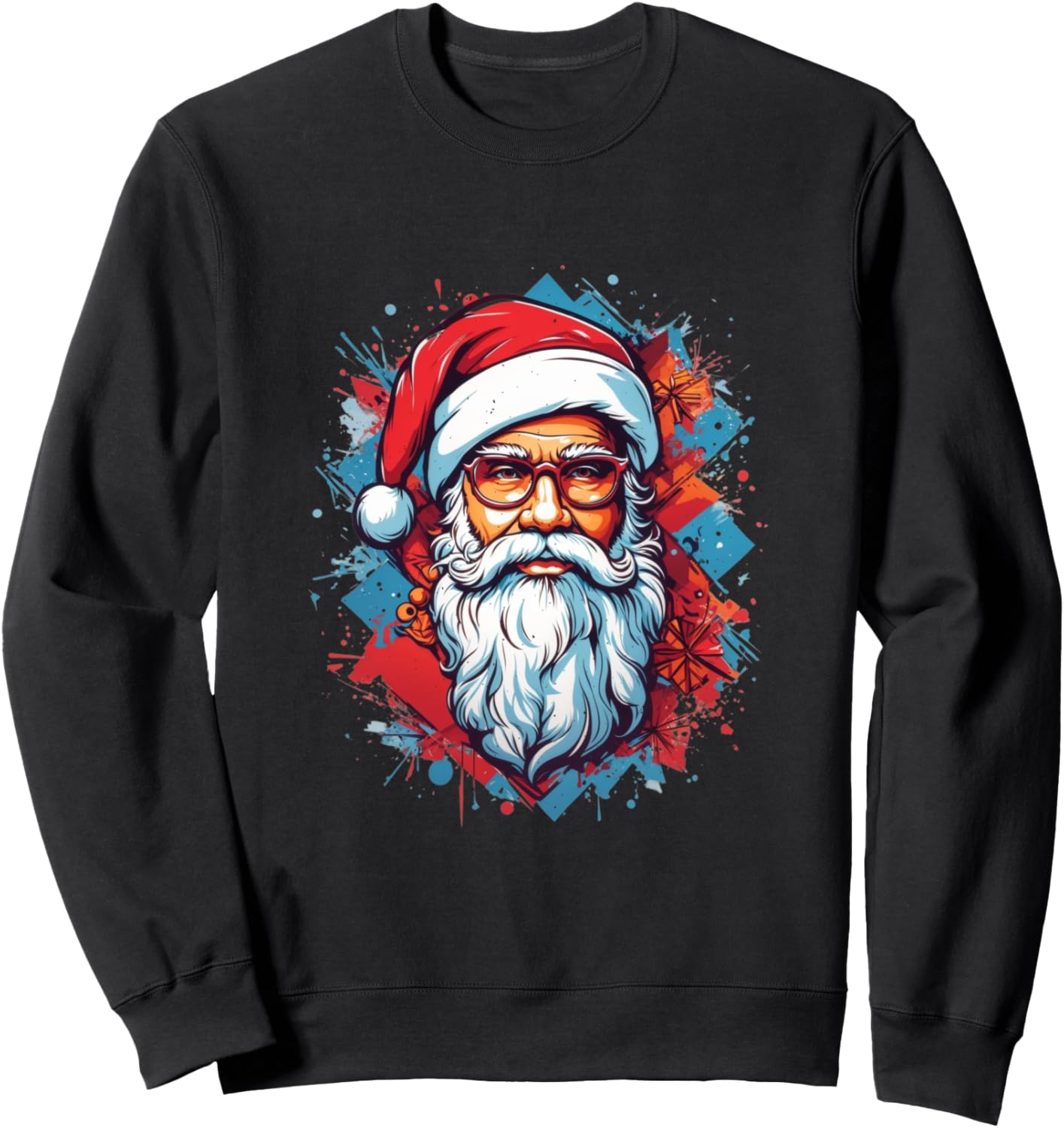 Стильная толстовка с изображением Санты, солнцезащитных очков и бороды Enjoy Christmas To The Fullest, черный
Стильная толстовка с изображением Санты, солнцезащитных очков и бороды Enjoy Christmas To The Fullest, черный