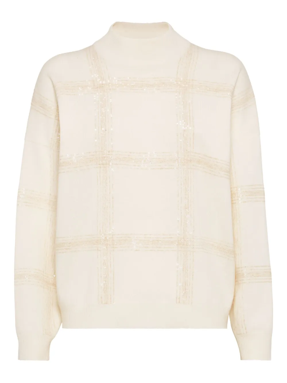 Свитер с длинными рукавами Brunello Cucinelli, светло-бежевый
Свитер с длинными рукавами Brunello Cucinelli, светло-бежевый