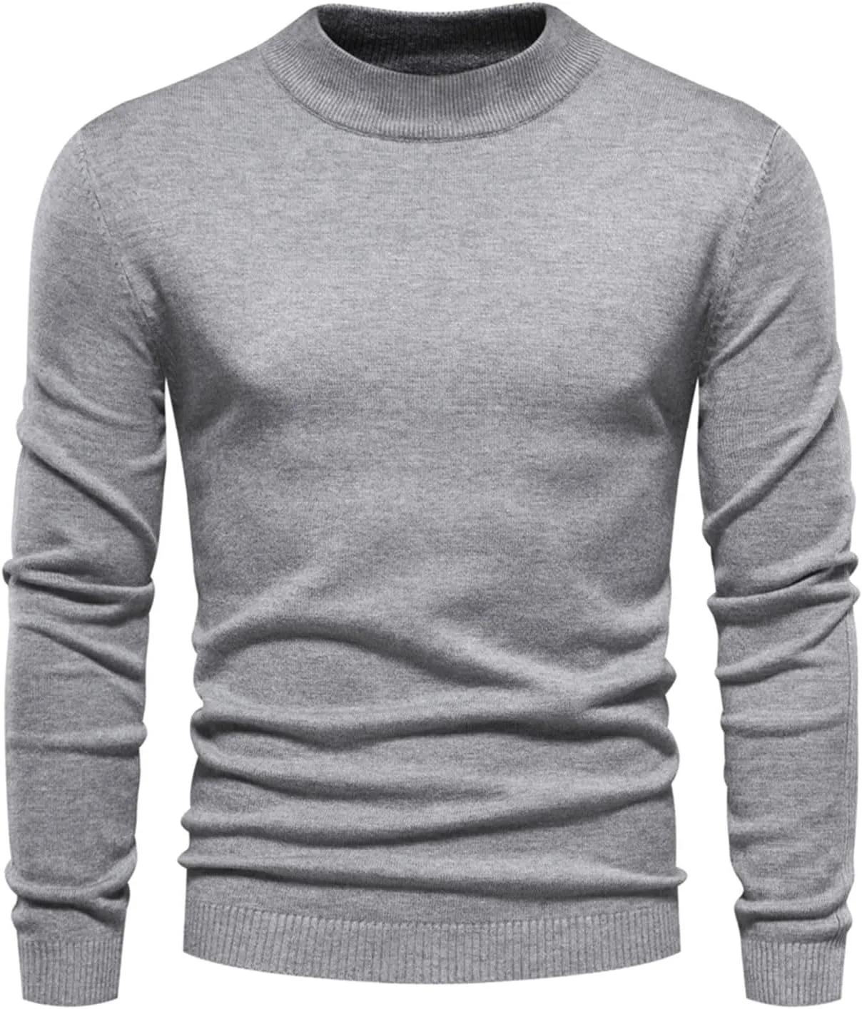 Мужской свитер с высоким воротником, длинным рукавом, Slim Fit, легкий
Мужской свитер с высоким воротником, длинным рукавом, Slim Fit, легкий