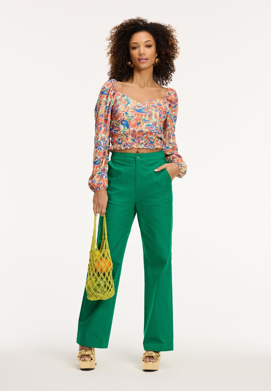 Тканевые брюки MARA Shiwi, зеленый 
Тканевые брюки MARA Shiwi, зеленый