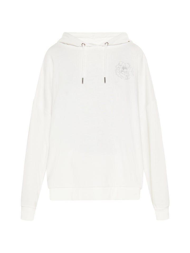 Женская толстовка с капюшоном белого цвета Usha
Женская толстовка с капюшоном белого цвета Usha