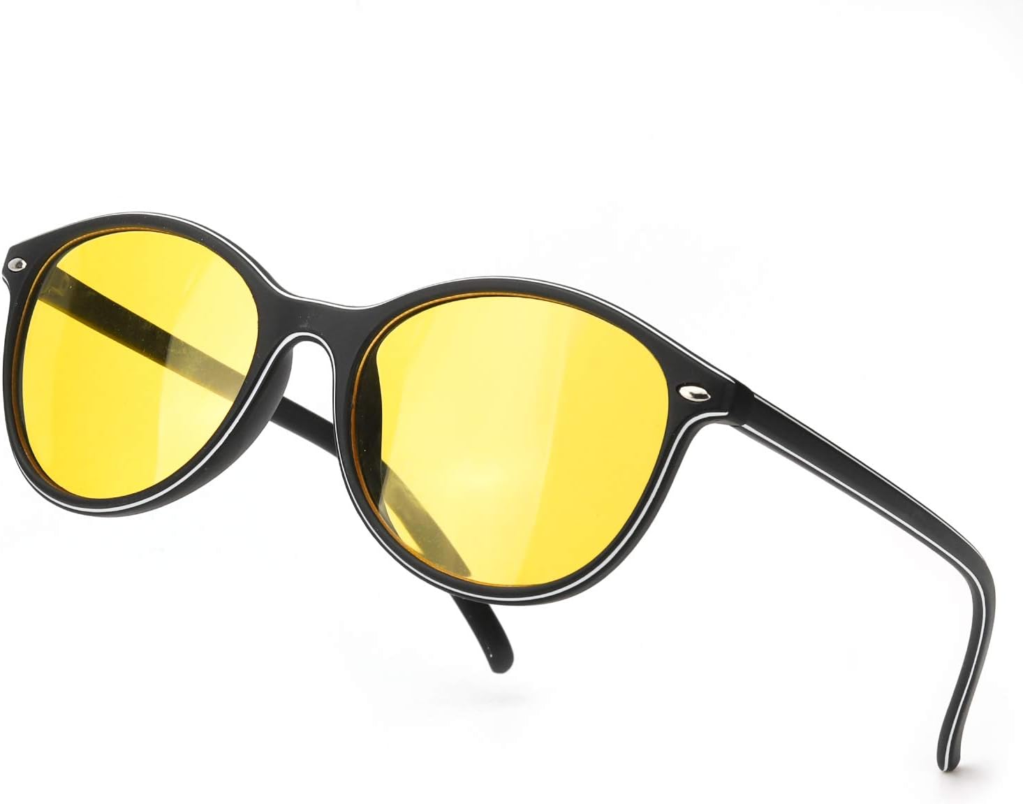 Женские поляризованные очки для вождения в ночное время TJUTR с желтыми линзами для ночного видения, снижающими блики и обеспечивающими безопасность в темное время суток, Black Frame/Yellow Night-vision Lens
Женские поляризованные очки для вождения в ночное время TJUTR с желтыми линзами для ночного видения, снижающими блики и обеспечивающими безопасность в темное время суток, Black Frame/Yellow Night-vision Lens