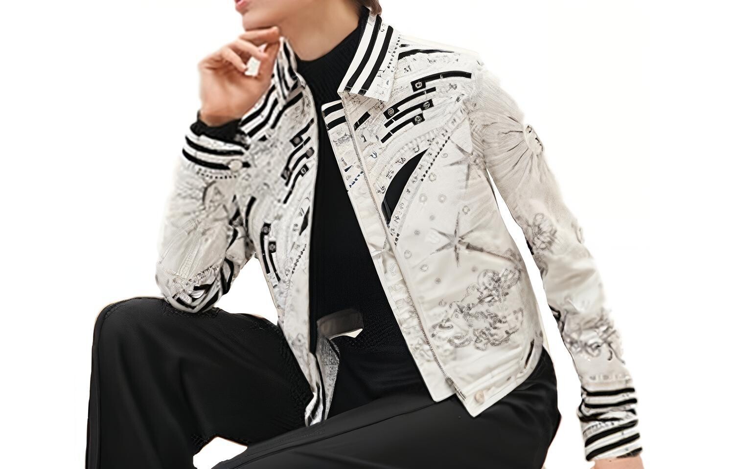 Куртка женская Hermes, белый / черный
Куртка женская Hermes, белый / черный