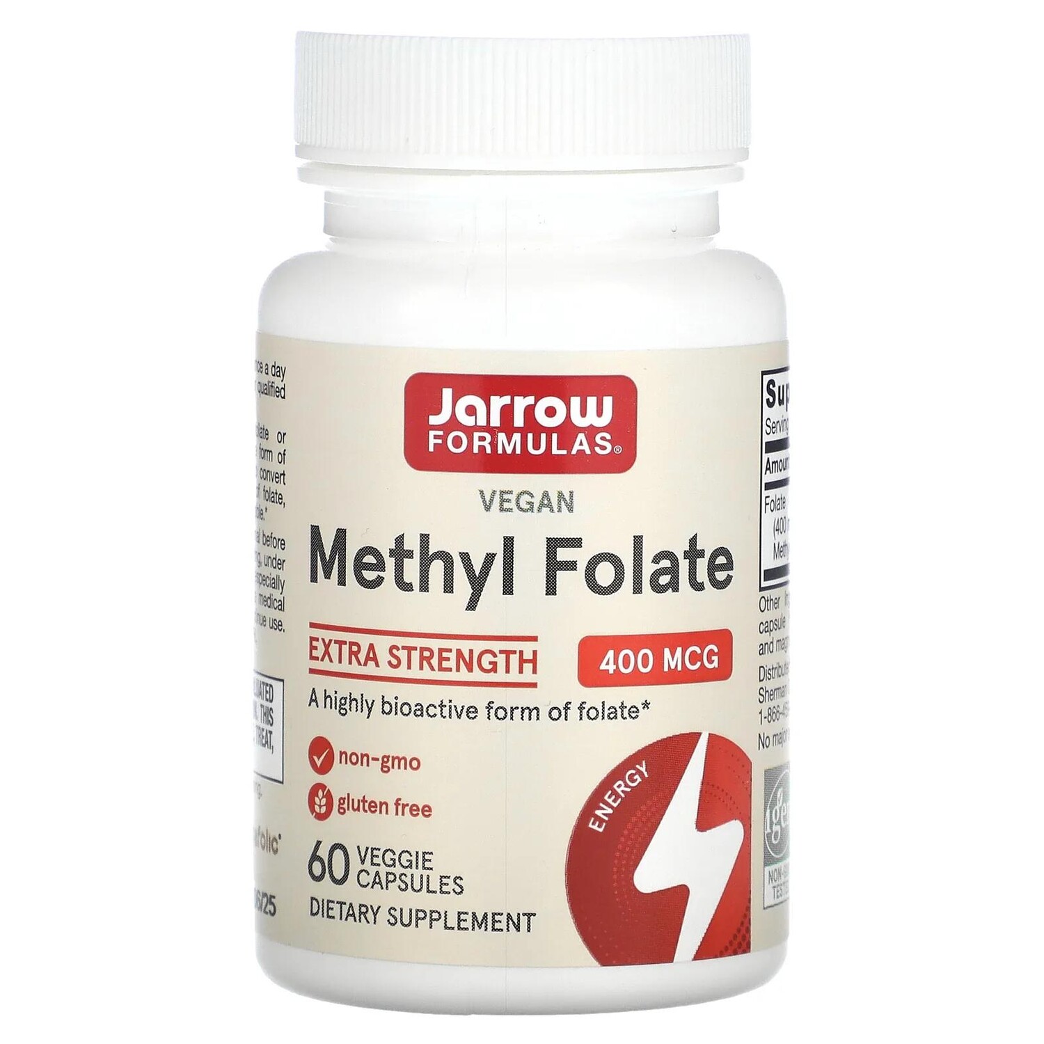 Jarrow Formulas Метилфолат 400 мкг 60 вегетарианских капсул
Jarrow Formulas Метилфолат 400 мкг 60 вегетарианских капсул