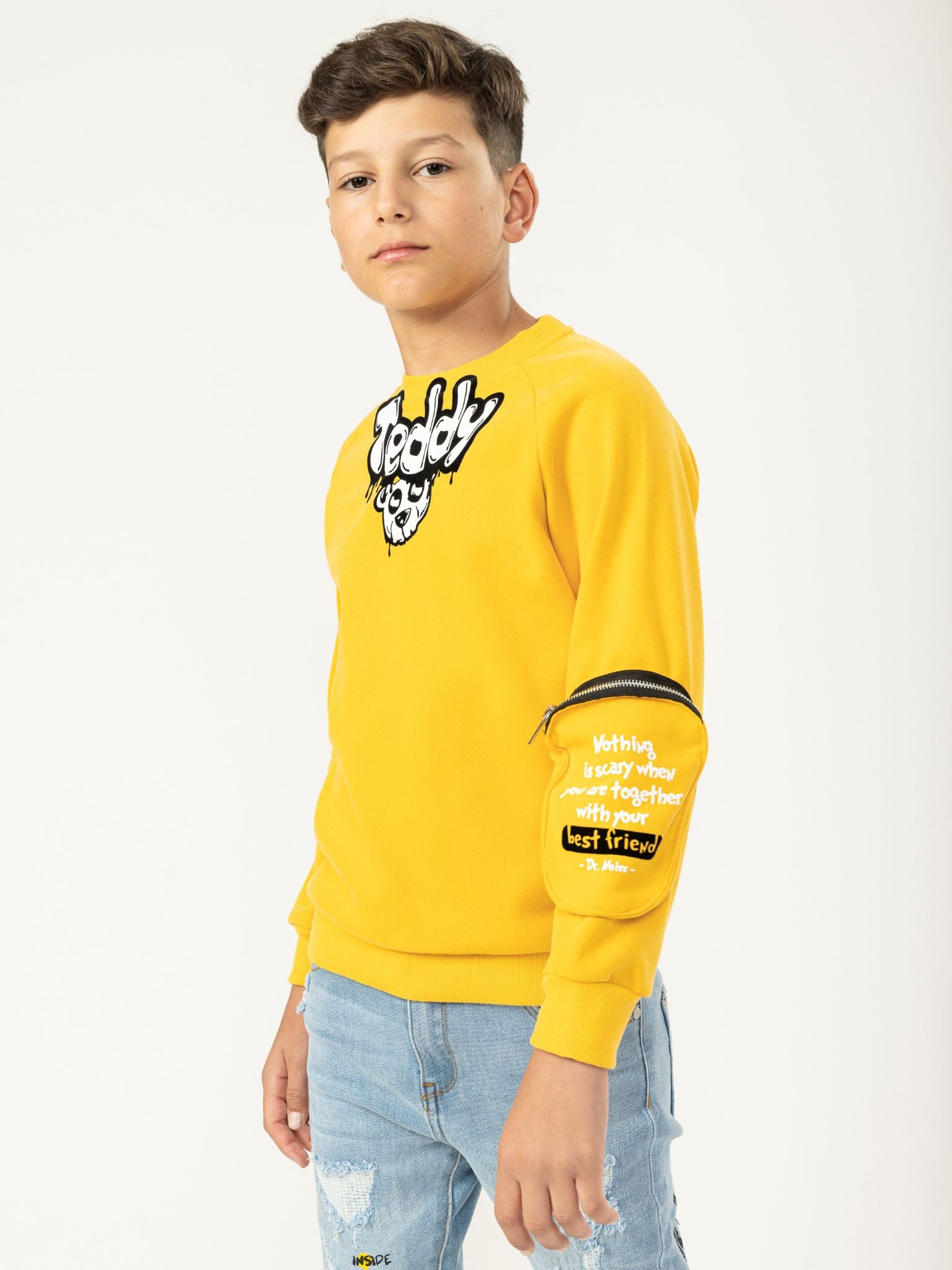 ГРАФИЧЕСКИЙ ТЕДДИ МОДНЫЙ СВИТЕР Noizz, желтый
ГРАФИЧЕСКИЙ ТЕДДИ МОДНЫЙ СВИТЕР Noizz, желтый