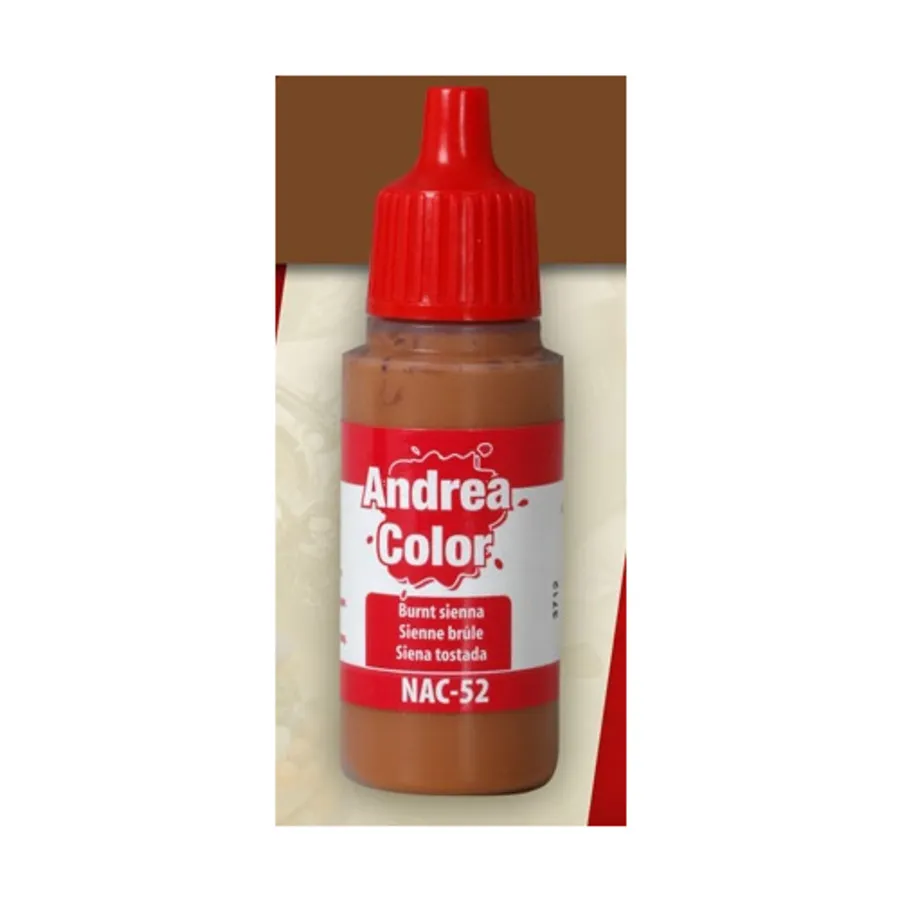 Жженая Сиенна, Andrea Color Paints - Flesh Tones & Browns
Жженая Сиенна, Andrea Color Paints - Flesh Tones & Browns