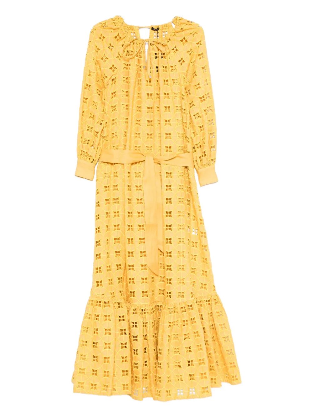 Многоярусное макси-платье с вышивкой Kiton, желтый
Многоярусное макси-платье с вышивкой Kiton, желтый