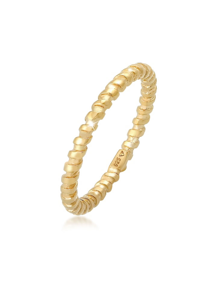 Elli Кольцо из серебра 925 пробы с золотым покрытием
Elli Кольцо из серебра 925 пробы с золотым покрытием