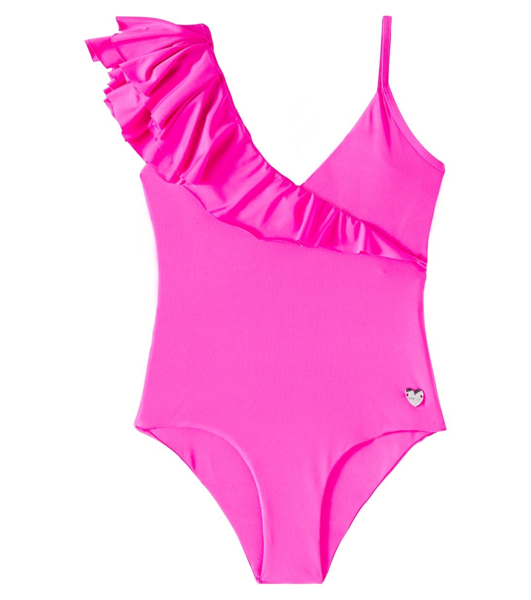 Асимметричный купальник с рюшами Monnalisa, Fucsia
Асимметричный купальник с рюшами Monnalisa, Fucsia