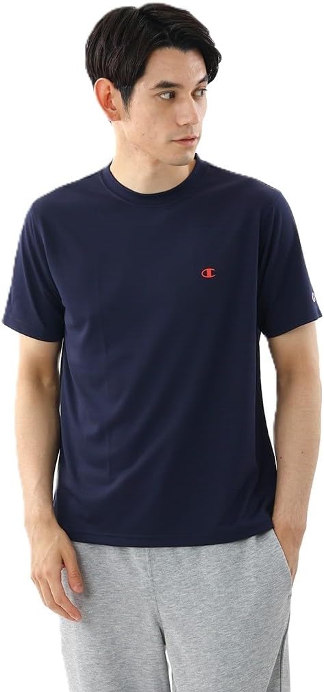 Мужская футболка с коротким рукавом Champion C8-TS310, футболка с коротким рукавом, круглый вырез, темно-синий/красный
Мужская футболка с коротким рукавом Champion C8-TS310, футболка с коротким рукавом, круглый вырез, темно-синий/красный