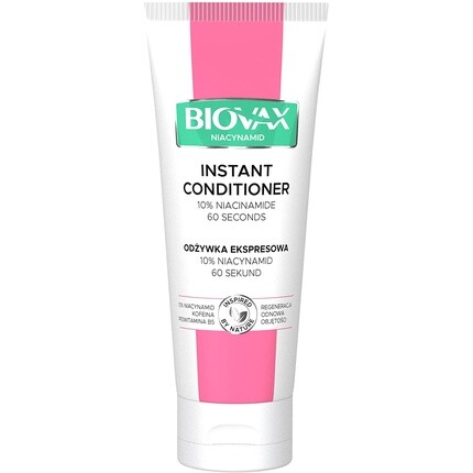 Ниацинамидный кондиционер для тонких и ослабленных волос 200мл, Biovax
Ниацинамидный кондиционер для тонких и ослабленных волос 200мл, Biovax