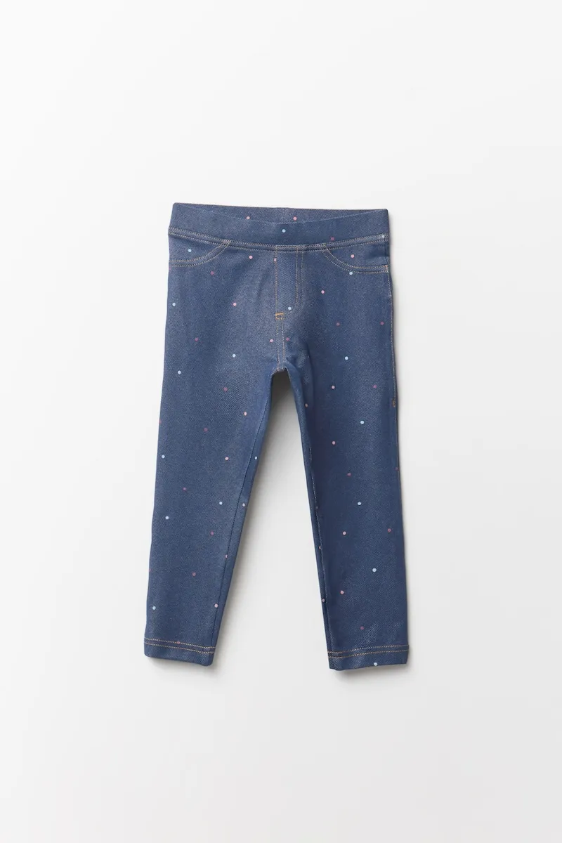 Джинсовые леггинсы из трикотажа Sfera, синий
Джинсовые леггинсы из трикотажа Sfera, синий