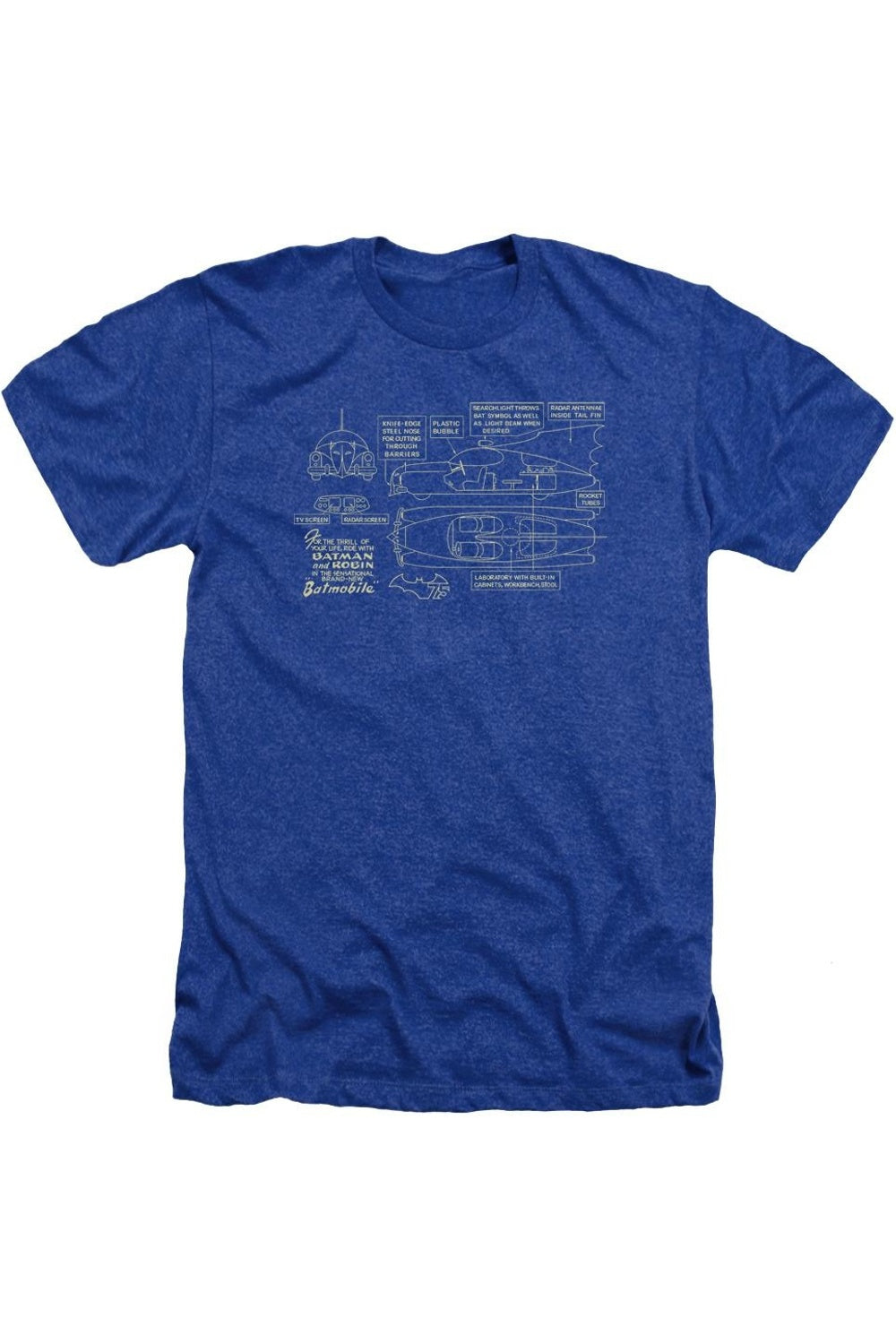 Футболка/футболка для взрослых Batman Batmobile Heather Gildan, синий
Футболка/футболка для взрослых Batman Batmobile Heather Gildan, синий