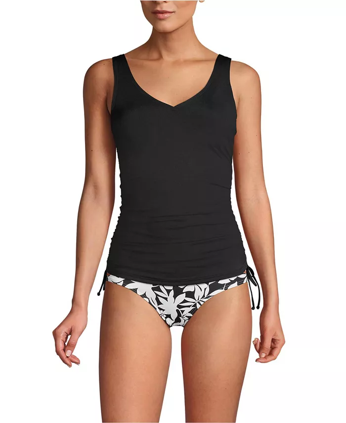 Женский регулируемый топ-танкини с V-образным вырезом и косточками, с регулируемыми бретелями Lands' End, синий
Женский регулируемый топ-танкини с V-образным вырезом и косточками, с регулируемыми бретелями Lands' End, синий