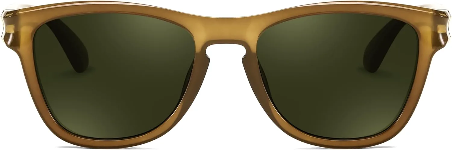 Солнцезащитные очки FEISEDY в винтажном стиле с поляризацией для женщин и мужчин, классическая квадратная оправа TR, дизайнерские очки B0176, Transparent Olive Green
Солнцезащитные очки FEISEDY в винтажном стиле с поляризацией для женщин и мужчин, классическая квадратная оправа TR, дизайнерские очки B0176, Transparent Olive Green