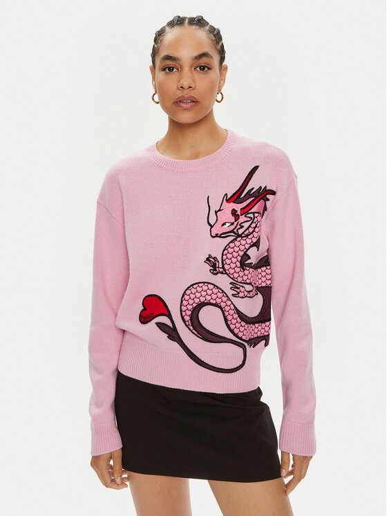 Свитер обычного кроя Pinko, розовый
Свитер обычного кроя Pinko, розовый