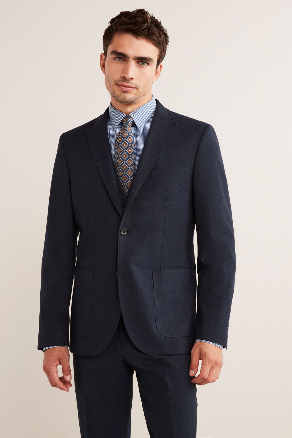 Пиджак из фланелевой ткани Next, синий
Пиджак из фланелевой ткани Next, синий