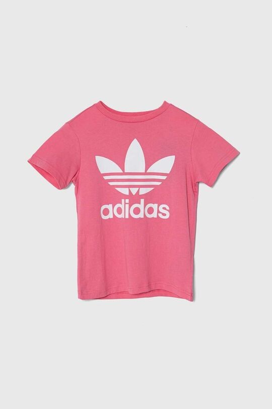 Детская хлопковая футболка Trefoil Tee adidas Originals, роза
Детская хлопковая футболка Trefoil Tee adidas Originals, роза