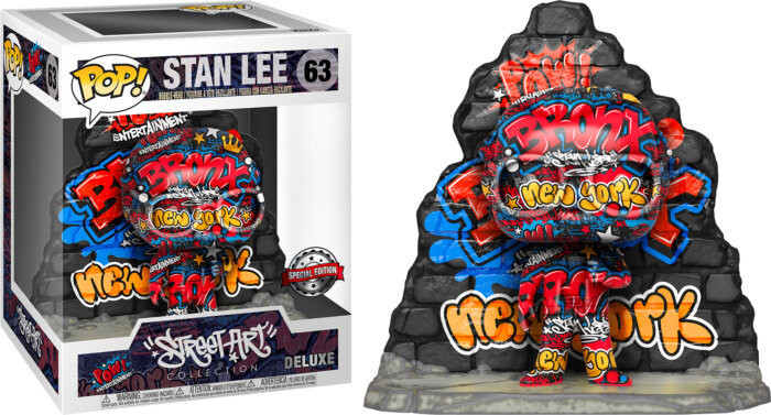 Funko POP! Marvel Street Art Стэн Ли 63 SE DLX
Funko POP! Marvel Street Art Стэн Ли 63 SE DLX