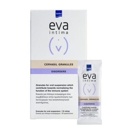 Eva Intima Cervasil Гранулы 30 палочек Intermed
Eva Intima Cervasil Гранулы 30 палочек Intermed