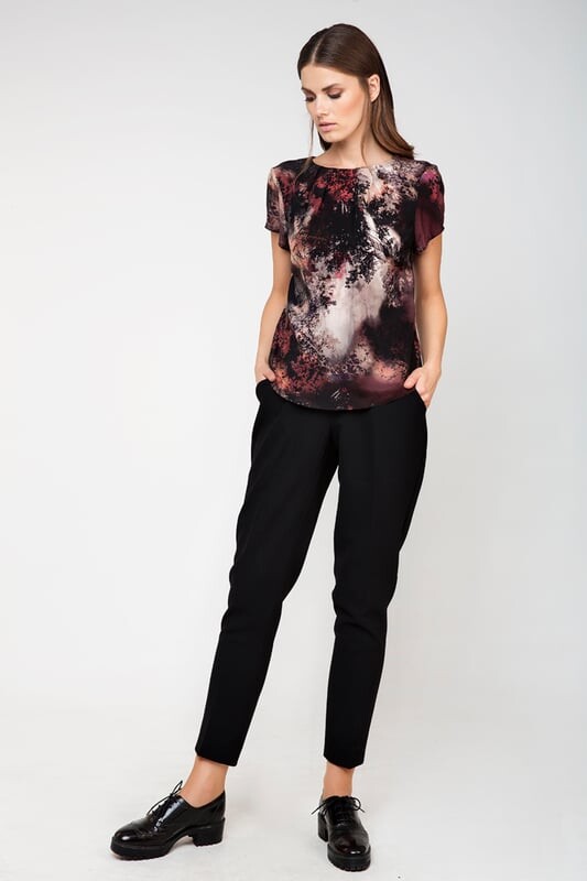 Плиссированные брюки Conquista, черный
Плиссированные брюки Conquista, черный