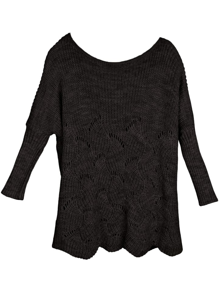 Черный вязаный свитер styleBREAKER
Черный вязаный свитер styleBREAKER