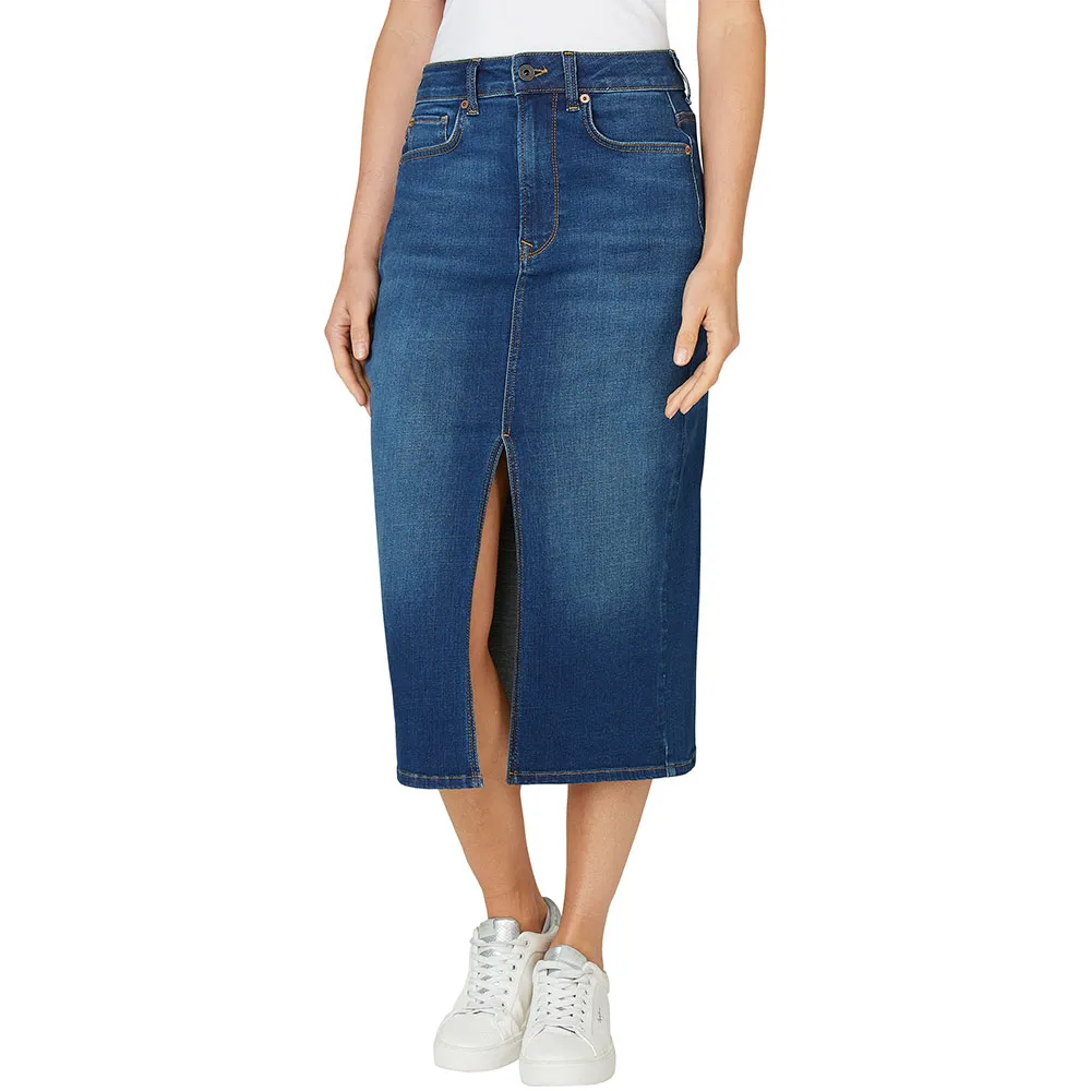 Юбка Pepe Jeans Midi Denim High Waist Midi, синий
Юбка Pepe Jeans Midi Denim High Waist Midi, синий