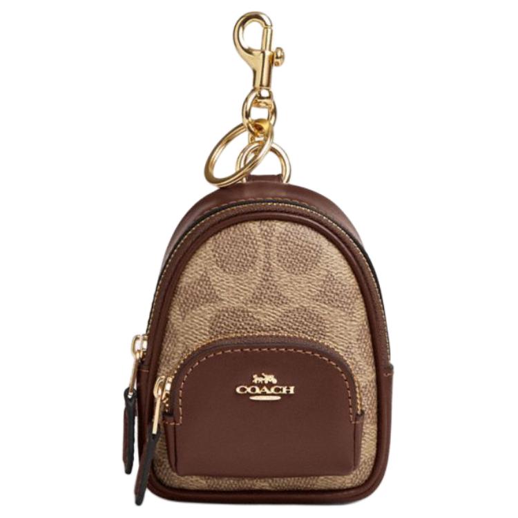 COACH Миниатюрный шарм из лакированного холста для сумки Tan, Tan
COACH Миниатюрный шарм из лакированного холста для сумки Tan, Tan