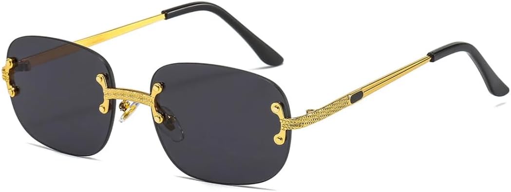 Роскошные дизайнерские солнцезащитные очки без оправы для женщин и мужчин, популярный винтажный панк, маленькие солнцезащитные очки с зеркальными линзами SZVVBKK, Black
Роскошные дизайнерские солнцезащитные очки без оправы для женщин и мужчин, популярный винтажный панк, маленькие солнцезащитные очки с зеркальными линзами SZVVBKK, Black