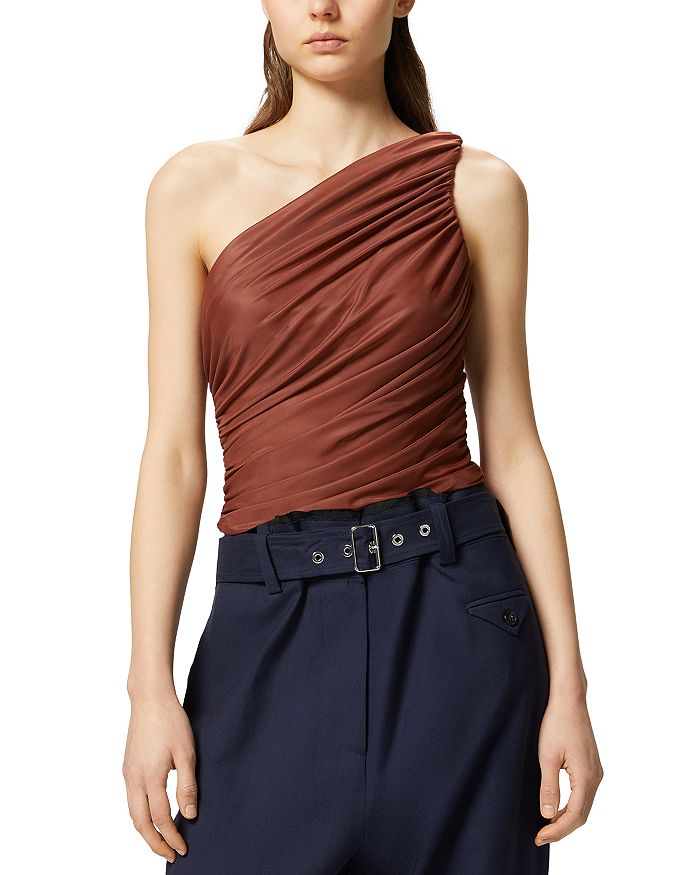 Кормарено Топ с защипами PINKO, красный 
Кормарено Топ с защипами PINKO, красный