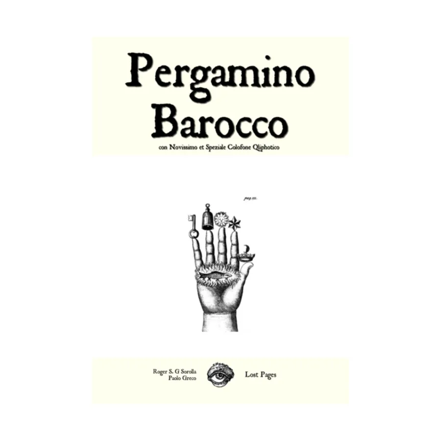 Pergamino Barocco, Role Playing Games (Lost Pages), мягкая обложка
Pergamino Barocco, Role Playing Games (Lost Pages), мягкая обложка
