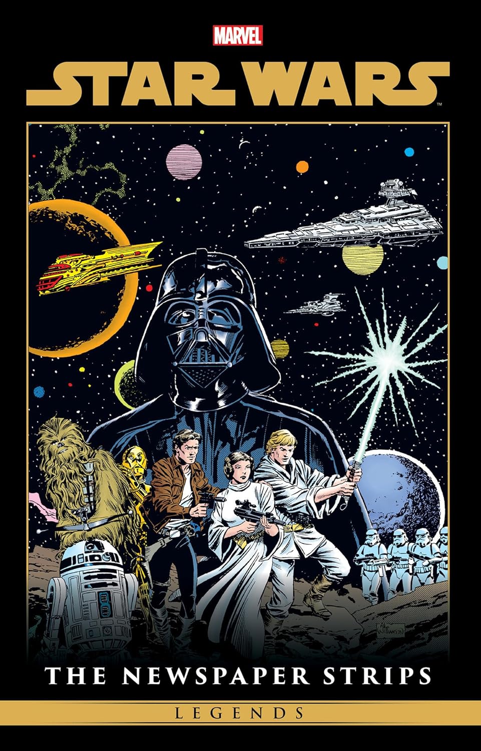 Star Wars Legends: The Newspaper Strips Omnibus Al Williamson Early Adventures Cover (Marvel Universe)
Star Wars Legends: The Newspaper Strips Omnibus Al Williamson Early Adventures Cover (Marvel Universe)