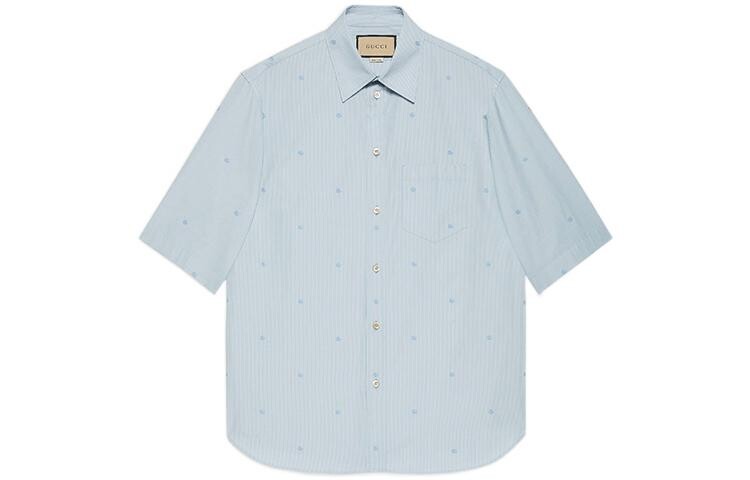Рубашка мужская синяя Gucci, синий
Рубашка мужская синяя Gucci, синий