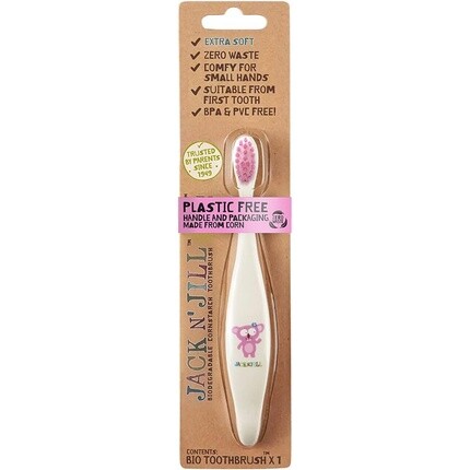 Koala Bio Kids Зубная щетка для малышей и малышей Веганский Не содержит ГМО Биоразлагаемый кукурузный крахмал Не содержит BPA Не содержит ПВХ Эргономичная компостируемая ручка Очень мягкая круглая нейлоновая щетина, Jack N' Jill
Koala Bio Kids Зубная щетка для малышей и малышей Веганский Не содержит ГМО Биоразлагаемый кукурузный крахмал Не содержит BPA Не содержит ПВХ Эргономичная компостируемая ручка Очень мягкая круглая нейлоновая щетина, Jack N' Jill