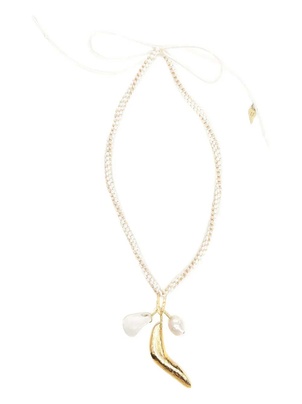 Ожерелье с жемчужными подвесками в форме листьев Forte Forte, золотой
Ожерелье с жемчужными подвесками в форме листьев Forte Forte, золотой