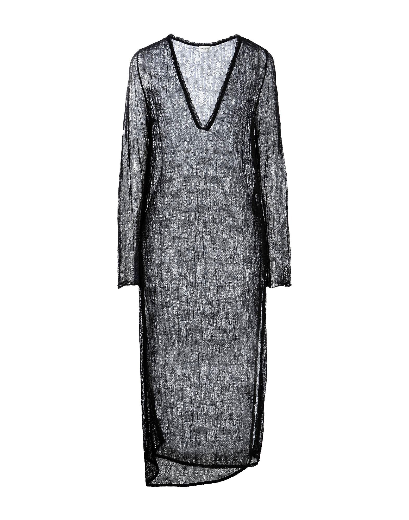 Платье миди Saint Laurent, черный
Платье миди Saint Laurent, черный