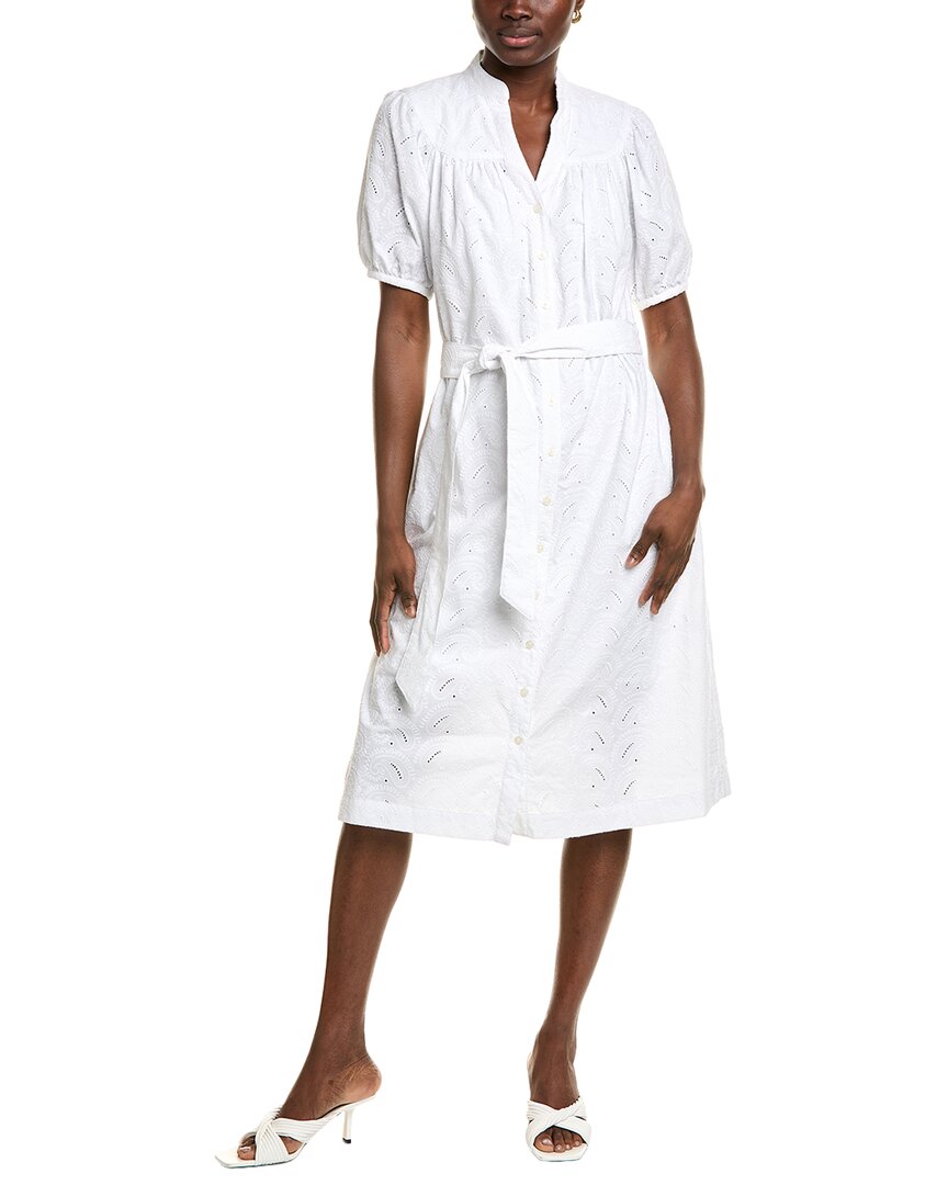 Брукс Бразерс Платье-рубашка с ажурной строчкой Brooks Brothers, белый
Брукс Бразерс Платье-рубашка с ажурной строчкой Brooks Brothers, белый