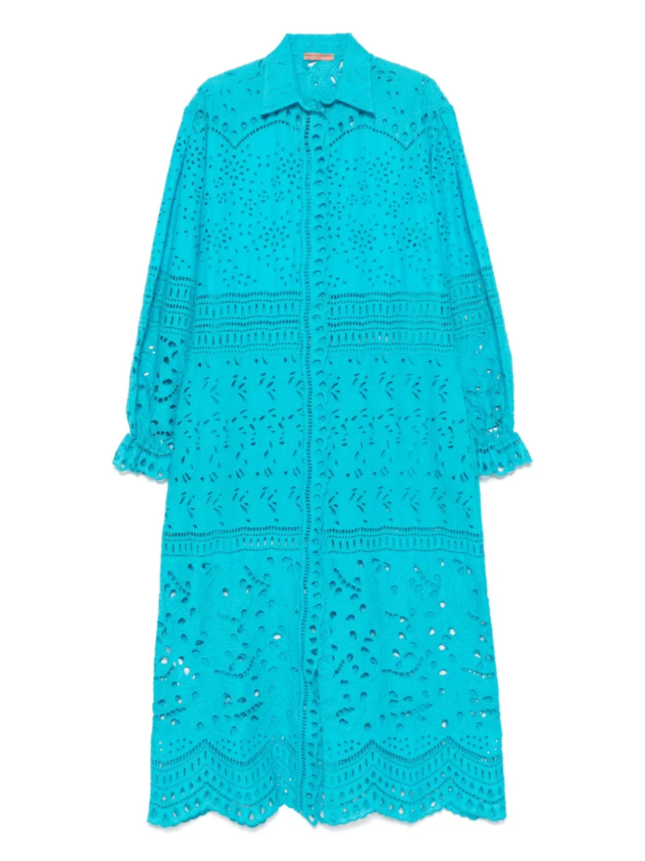 Платье-рубашка макси Ermanno Scervino, синий
Платье-рубашка макси Ermanno Scervino, синий