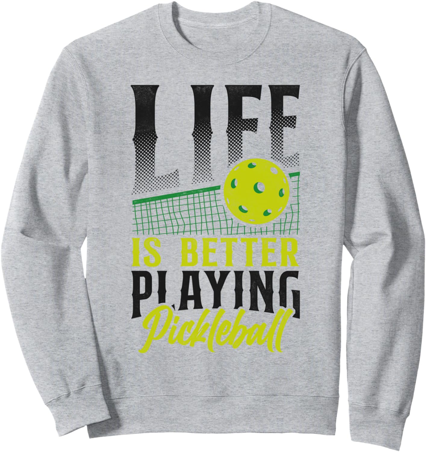 Футболка с надписью «Жизнь лучше, чем игра в пиклбол» Cool Pickleball Player Hd0, серый
Футболка с надписью «Жизнь лучше, чем игра в пиклбол» Cool Pickleball Player Hd0, серый