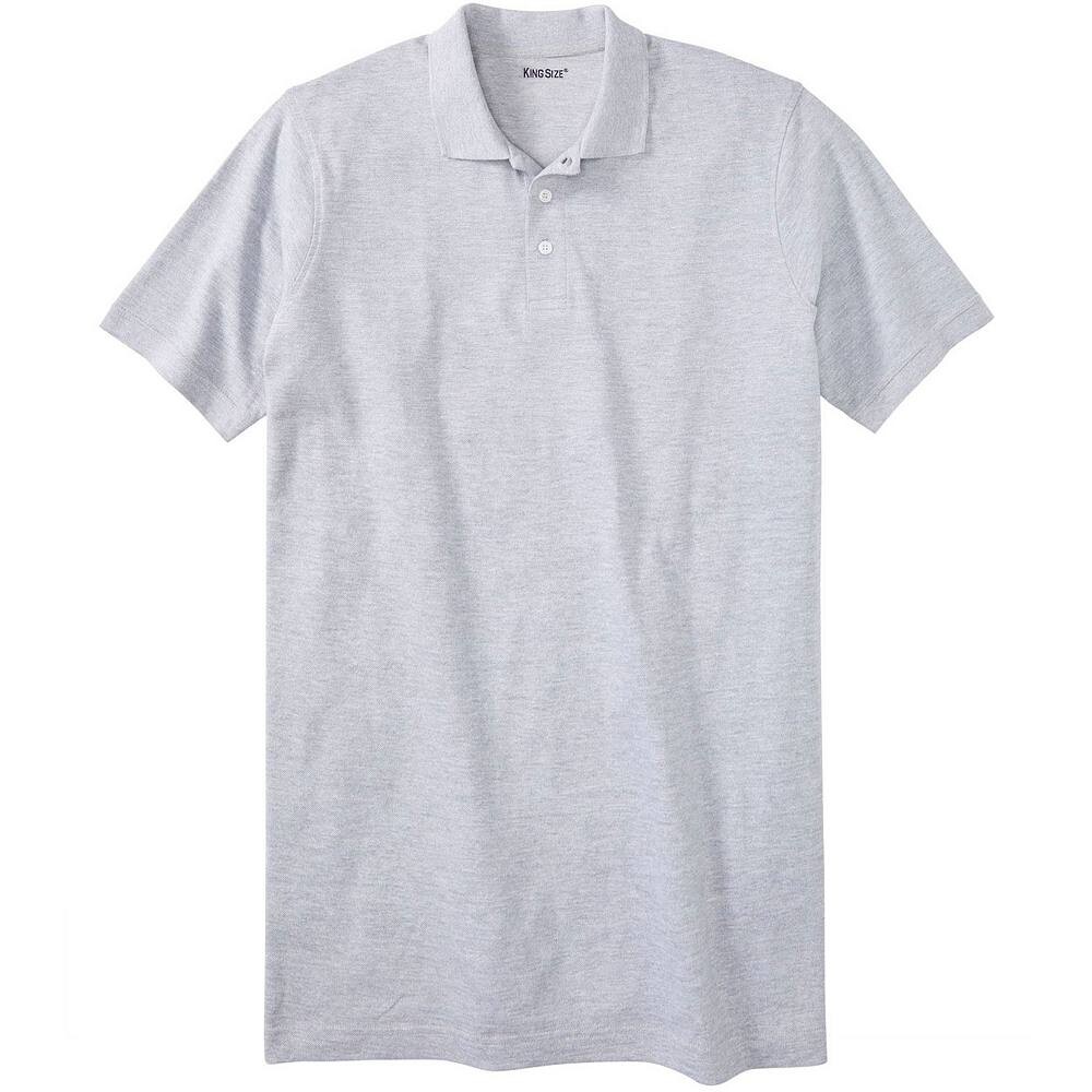 Мужская рубашка поло из пике большой и высокой длины Kingразмера без усадки KingSize, цвет Heather Grey
Мужская рубашка поло из пике большой и высокой длины Kingразмера без усадки KingSize, цвет Heather Grey