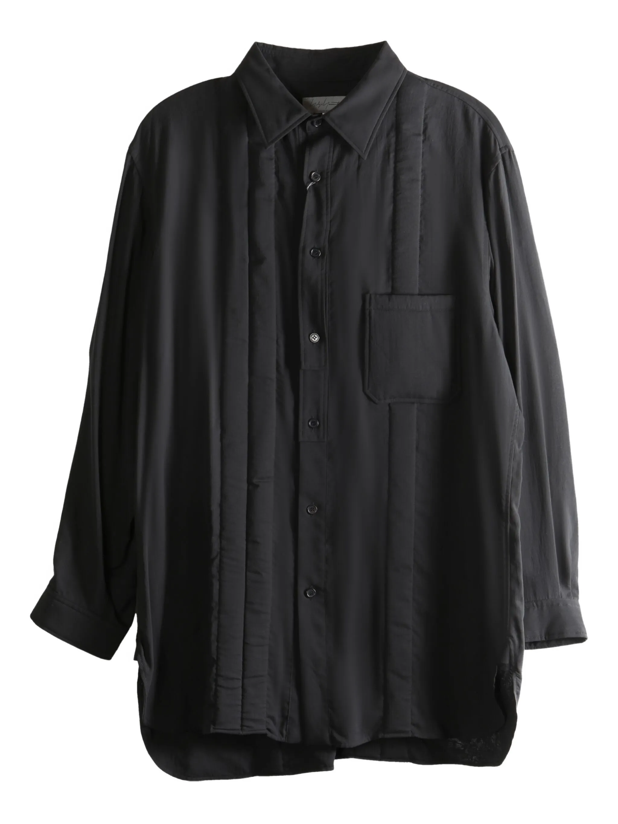 Стеганая рубашка Yohji Yamamoto, черный
Стеганая рубашка Yohji Yamamoto, черный