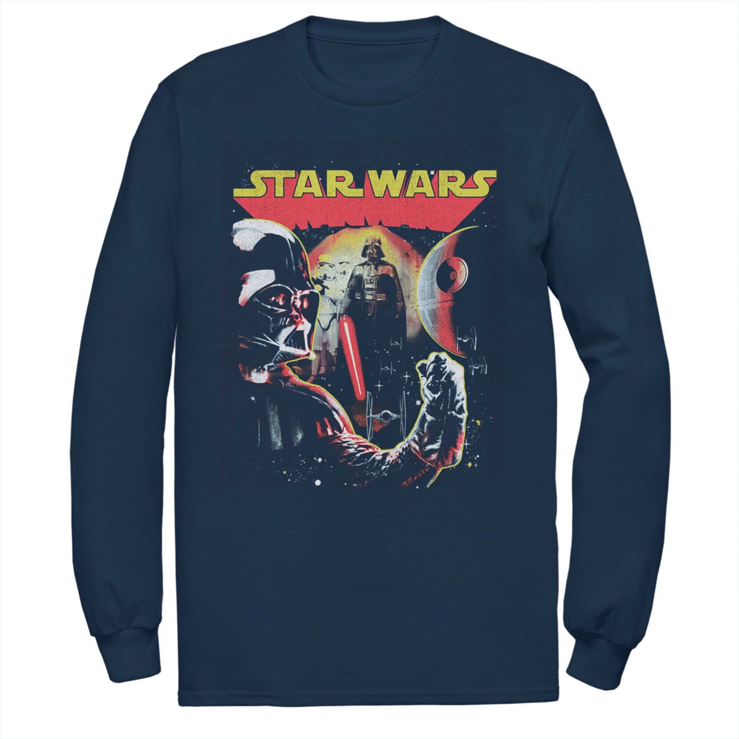 Мужская футболка с изображением Дарта Вейдера и коллажем «Звездные войны», Синяя Licensed Character, синий
Мужская футболка с изображением Дарта Вейдера и коллажем «Звездные войны», Синяя Licensed Character, синий