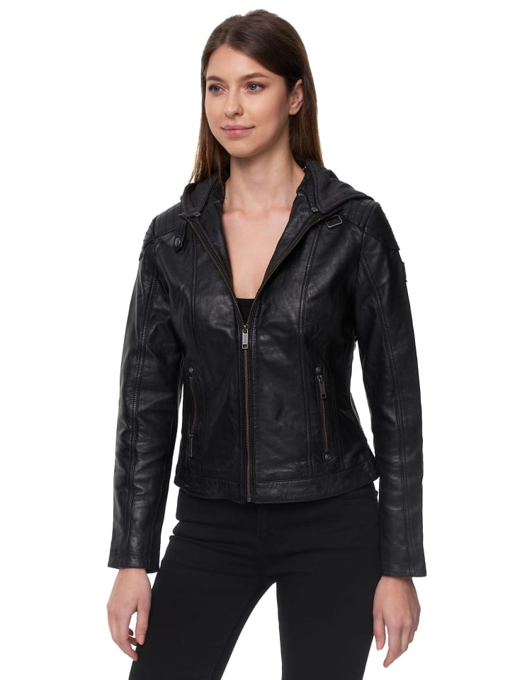 Кожаная куртка Tazzio, черный
Кожаная куртка Tazzio, черный